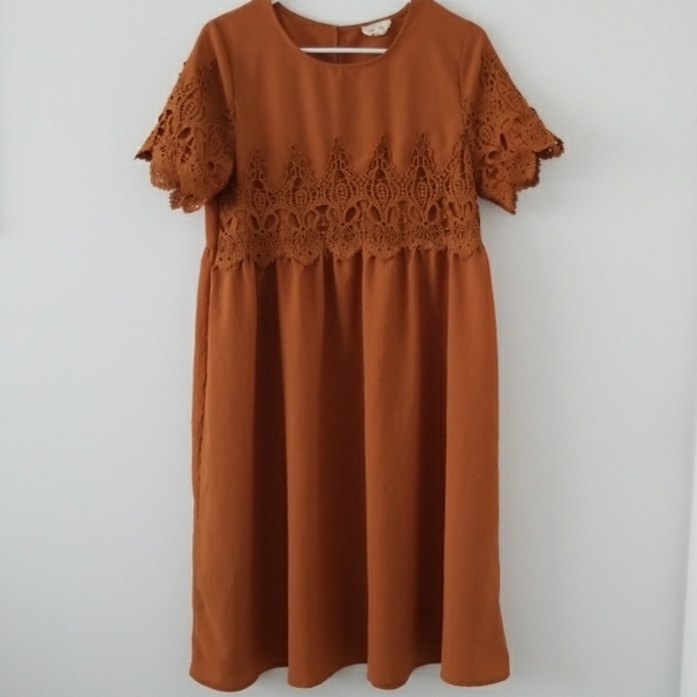 Vintage Style Midi Dress